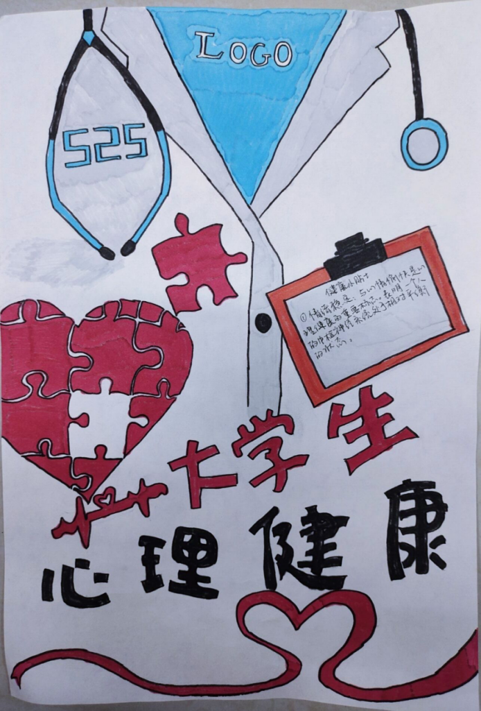 艺术传媒系开展心理健康活动月之海报设计大赛